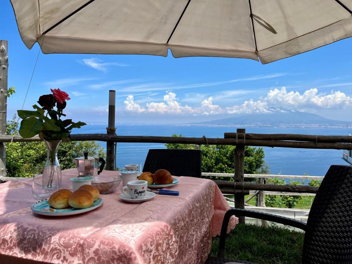 La Badia Montechiaro - Breathtaking View Of Sorrento Coast Villa วีโกเอเกวนเซ ภายนอก รูปภาพ