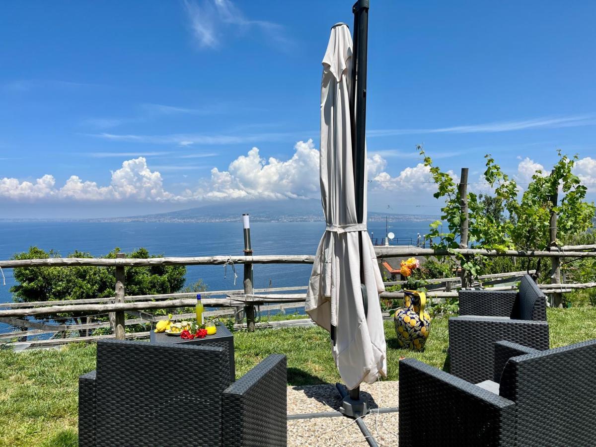 La Badia Montechiaro - Breathtaking View Of Sorrento Coast Villa วีโกเอเกวนเซ ภายนอก รูปภาพ
